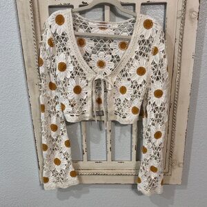 BOHO Crochet moon & Madison Floral Cardigan